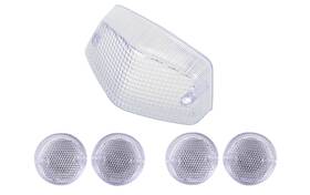 33702-mr1-671 B2w Taillight Rear Lamp Turn Signal Lens For Honda 1987-95-96-1997 Vt600 Shadow Vlx