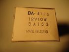 Ba-4125 Motorcycle Turn Signal Bulb Volt Watt Box Of Nos