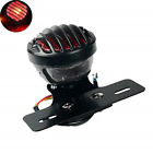 Bhbazualin5364 Tuincyn Red Motorcycle Tail Light With License Plate Holder Black