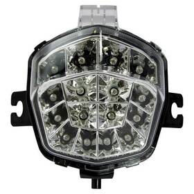 Leds072 Bike-it Open Box Led Rear Tail Light With Clear Lens And Integral Indicators