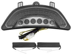 261981 Bikemaster Smoke Integrated Tail Light - Led Stop And Turn Lights Vmax