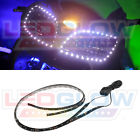 Lu-hl-2 Bikes Light Flexible 2pc Led Sport White Headlight Ledglow Strip Motorcycle