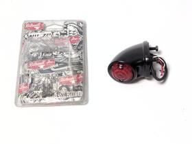 2010-1080 Biltwell Inc. Mako Tail Light Black Red Lens Custom Motorcycle Led