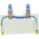 Bl-h3b100 Bluhm Enterprises Enter Brite-lites Headlight Bulb H-3 White Beam Blue Hue 2pk