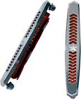 Bl01-ac Accutronix Flh Bagger Custom Bag Lights Aero Chrome With Red