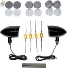 2040-0809 Black Light Signal - Turn Hooded Amber Saddlemen Kit Led Marker Chrome