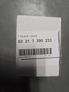 63217390233 Bmw 7390233 F26 Sac Bulb Holder Rear Light In Trunk Lid Left M