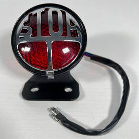 Tl-671-2-bk Bolonimotorcycle Miller Vincent Stop Rear Led Taillight With Number Plate Lamp For Motorcycle