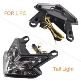 Brake Turn Signal Tail Light Fits Kawasaki Ninja Zx6r 636 Z800 2013 2014 Smoke