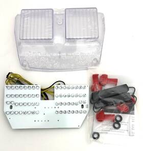 Tzd-020-int-c Bright2wheels Ducati 998 996 916 748 Integrated Led Taillight Clear Lens