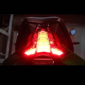 Tfrl007 Bsk Led Tail Light Smoke Lens Integrated Turn Signal For Kawasaki 2014-2021 Z1000