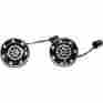 Btrc-rr-1157-s Custom Dynamics Chrome Bullet Ringz Red Led Turn Signals Smoke Lens Rear