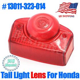 13011-323-014 Bukimiseh Tail Light Lens For Honda Cl70 Cl90 Ct90 Cb100 Cb350 Cb175 #13011-323-014 Red Us