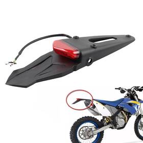 Cbdtimes 223000528507 Rear Mudguard Tail Light Brake Lamp For Off-road Motorcycle Motocross Dirt Bike