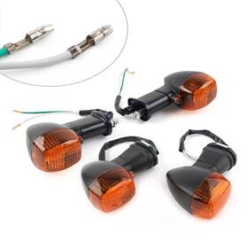 Cbdtimes 412000135437 Front Rear Turn Signals Indicator Light For Kawasaki Ninja Zx12r Zx9r Zx7r Amber