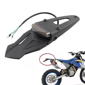 Cbdtimes 550745598541 Rear Mudguard Tail Light Brake Lamp For Off-road Motor Motocross Dirt Bike Black