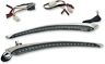 Cd-bft-aw-c Custom Dynamics Batwing Led Fairing Trim Chrome