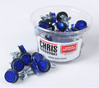 Ch40b Chris Products License Plate Safety Reflectors Count Universal Blue