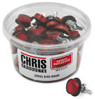 Ch40r Chris Products License Plate Safety Reflectors Count Universal Red