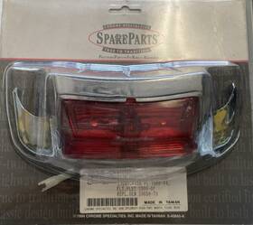240055 Chrome Specialties Red Rear Fender Tip Light Fit For Harley Davidson Flstc Heritage Softail Classic