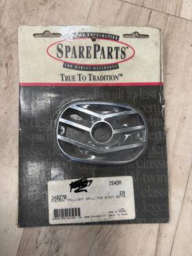 340270 Chrome Specialties Chevron Grill Harley Panhead Flh Shovelhead Ironhead Sportster 1955-72 Tailight