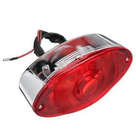 85861 Chrome Specialties Harley-davidson Custom Chopper Cats Eye Rear Tail Light