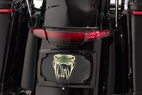 2010-1428 Ciro Black Taillight And Licence Plate Mount
