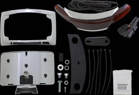 40253 Ciro Latitude Tail Light And License Plate Mount With Lightstrike Tech