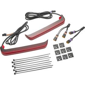 42009 Ciro Red Lens Bag Blades With Lightstrike For Harley 23-25 Touring Models