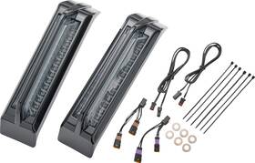 42051 Ciro Filler Fits Panel Tail Lights - Smoke Lens Black