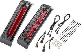 42053 Ciro Filler Fits Panel Tail Lights - Red Lens Black