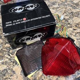 Ctl-0071-it-r Clear Alternatives 04-06 R1 Red Led Taillight Tail Light Rear Brake Turn Signals Integrated 2005