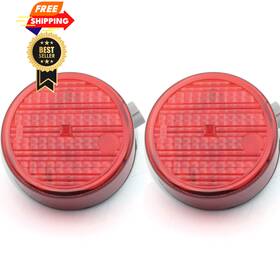 Cpowace 709046759452 Pair Led Tail Light Rear Lamp Replacement Compatible With Kawasaki Teryx Red