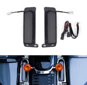 Kuku-cz-0033 Cpowace Led Saddlebag Taillight Rear Fender Light For Harley Road King Electra Glide