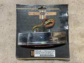 19-380 Custom Chrome Wide Cateye Tail Light - Nos
