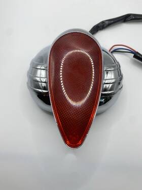 27-040 Custom Chrome 1973 - 1998 Harley Davidson Doss 1939 Tail Lamp Brake Light