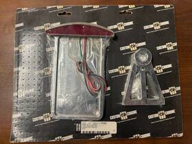 47237 Custom Chrome Billet Aluminum Led Taillight License Plate Mount 25-48