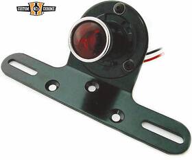 629315 Custom Chrome Universal Classic 1 Inch Round Taillight Fits For Harley Cafe Racer Motorcycle