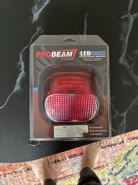 2010-1369 Custom Dynamics Probeam Led Low Profile Taillight For Harley Davidson Motorcycle