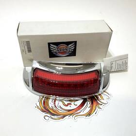 2040-0643 Custom Dynamics Harley 2009-2017 Touring Rear Fender Tip Red Light Gen-ft-tour-r