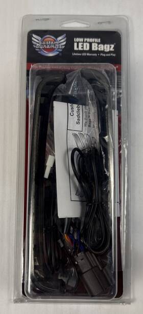Custom Dynamics 2040-2358 Low Profile Led Bagz Harley Saddlebag Lights Smoked