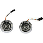 Custom Dynamics Bullet Ringz Jae Chrome Amber Led Smoke Front