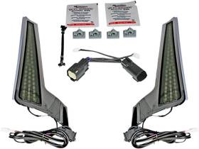 Cd-fascia-ss6cs Custom Dynamics Chrome Smoke Led Fascia Panel Lights 2010-2013 Harley Flhx Fltrx