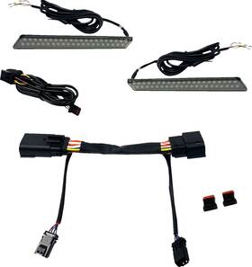 Cd-latch-23-s Custom Dynamics Saddlebag Smoke Lens Led Latch Lights