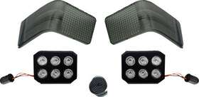 Cd-tp-13-s Custom Dynamics Led Tour-pak Run/brake Lights With Lenses Smoke