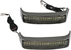 Custom Dynamics Chrome Sequential Led Saddlebag Lights Red Lens Harley