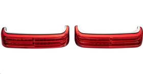 Pb-sb-ss6-cr Custom Dynamics Probeam Saddlebag Lights - Chrome/red Lens