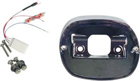 Custom Dynamics Taillight Base Plate Chrome