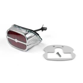Tl-304-chrome Darupsun Red Led Tail Brake Light Lamp For Road King Glide Touring Chrome