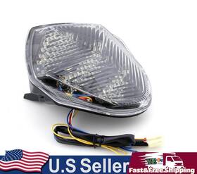 Tl-359-clear Darupsun Integrated Led Taillight Turn Signals For Suzuki Gsxr 1000 2003-2004 Clear